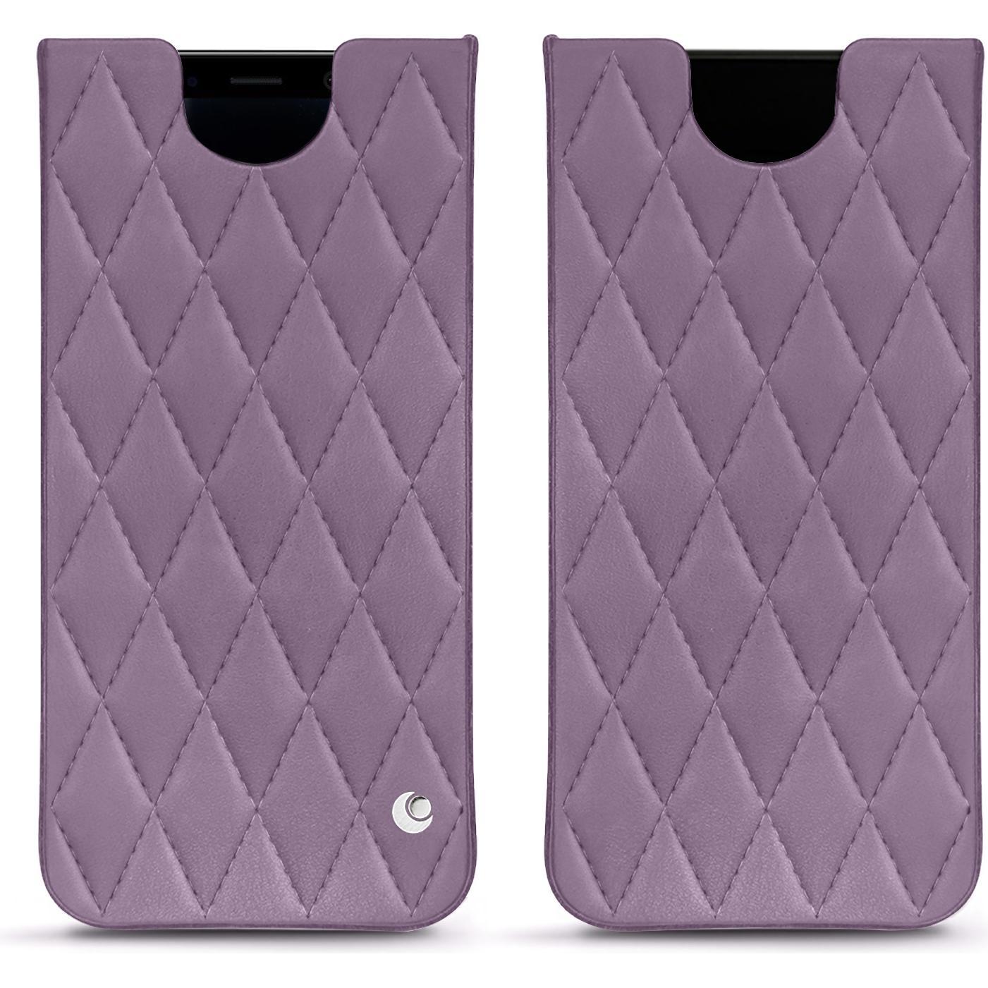 Noreve Lederschutzhülle (Samsung Galaxy S8+), Smartphone Hülle, Violett