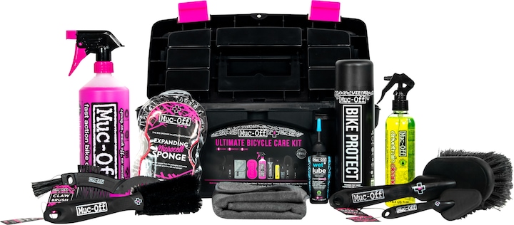 Actual product image Muc-Off Ultimate Bicycle Kit (1800 ml, Universal Lubricant, Sponge, Bicycle cleaner, Chain cleaner, Care set)