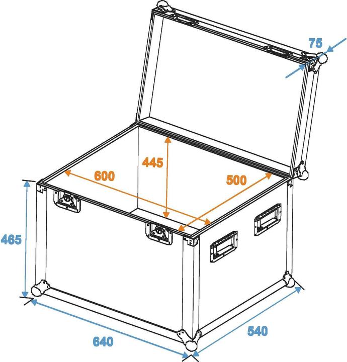 Actual product image Roadinger Universal case professional 60x50x50cm (Universal)