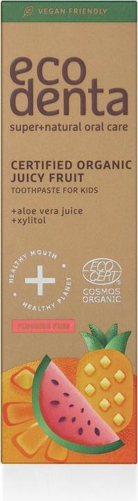 Actual product image Ecodenta Cosmos Organic Juicy Fruit (75 ml)