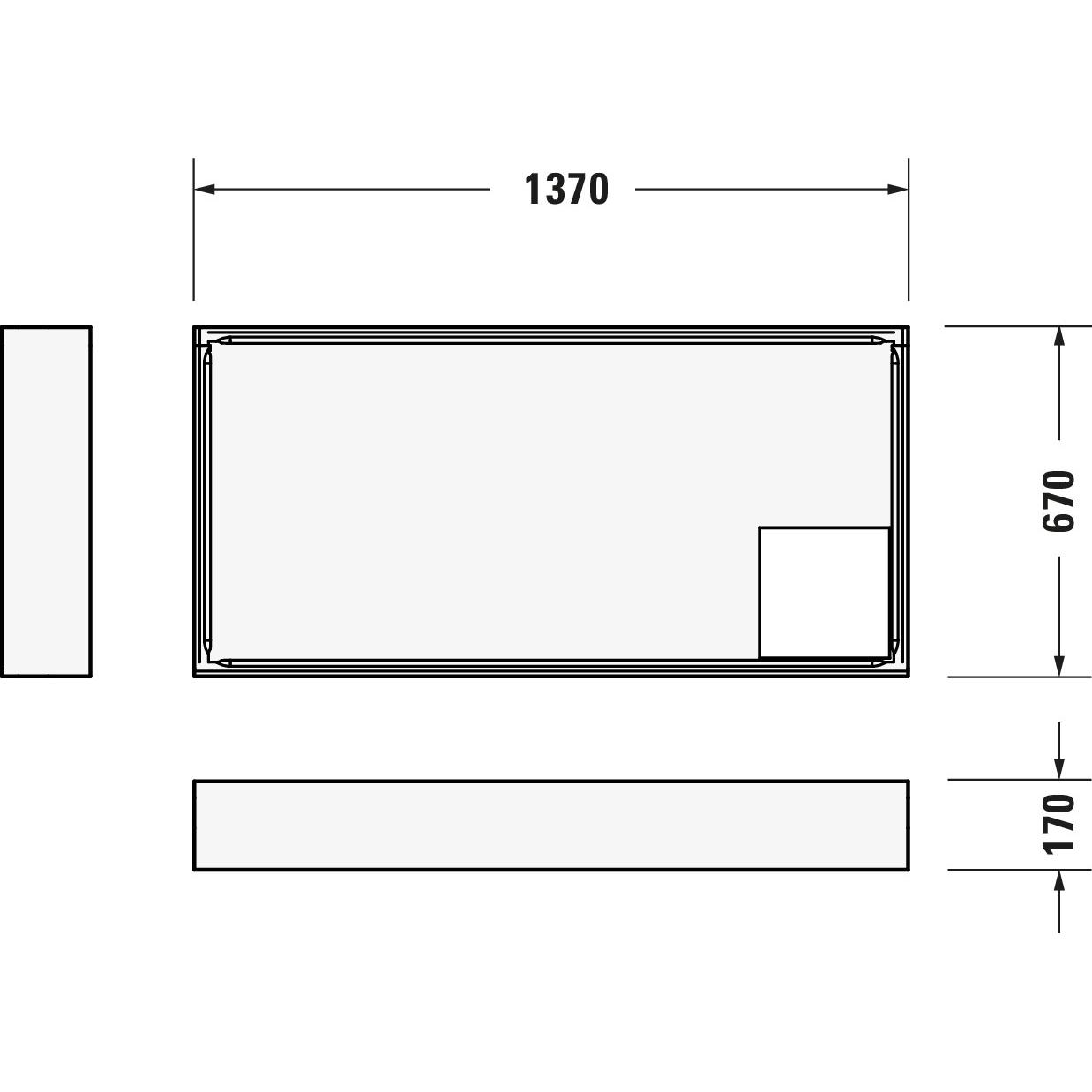 Thumbnail - Duravit, Duschwanne, Duschwanne D-Code 1400 x 700 x 85 mm wei glatt 720095000000000