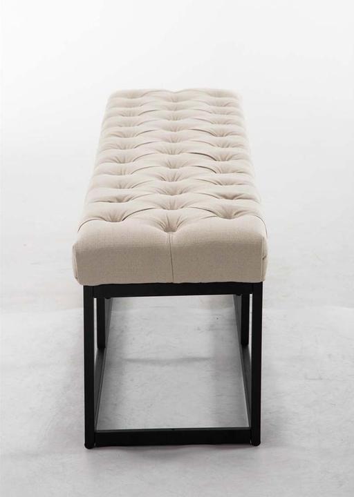 Actual product image Swisshandel24 Bench Amun fabric B150, cream (150 cm)
