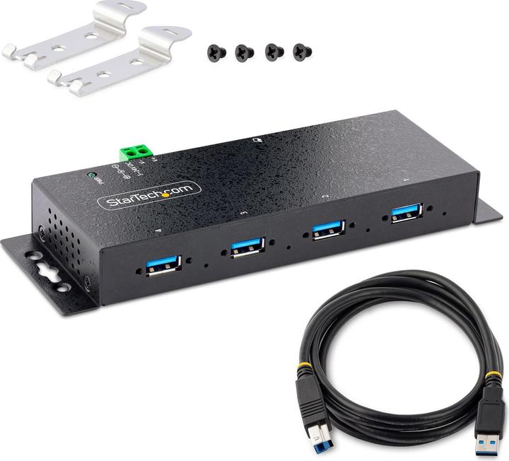 Produktbild StarTech INDUSTRIAL USB 3.0 5GBPS HUB (USB-B, 4 Ports)