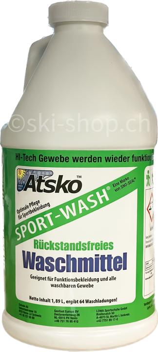 Atsko Sno-Seal Sport-Wash Waschmittel (64 Waschgänge, Flüssigwaschmittel)