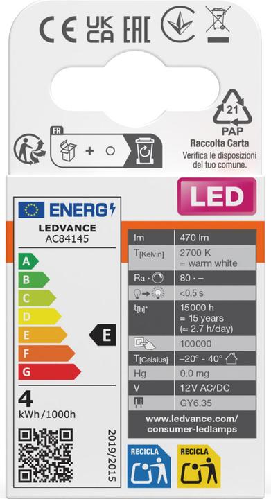 Produktbild Osram Led Pin (GY6.35, 4 W, 470 lm, 1 x, F)