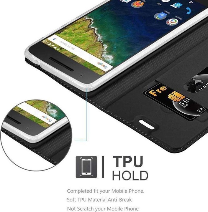 Produktbild Cadorabo Book Classy Style Cover (Huawei Nexus 6P)