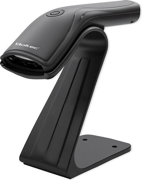 Produktbild Qoltec Barcode-Scanner + Scannerständer