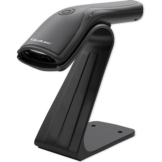 Qoltec Barcode-Scanner + Scannerständer, Lettore codice a barre