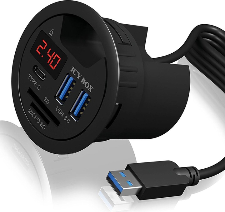 Produktbild Icy Box Ib-Hub1404 (USB-A, 3 Ports)
