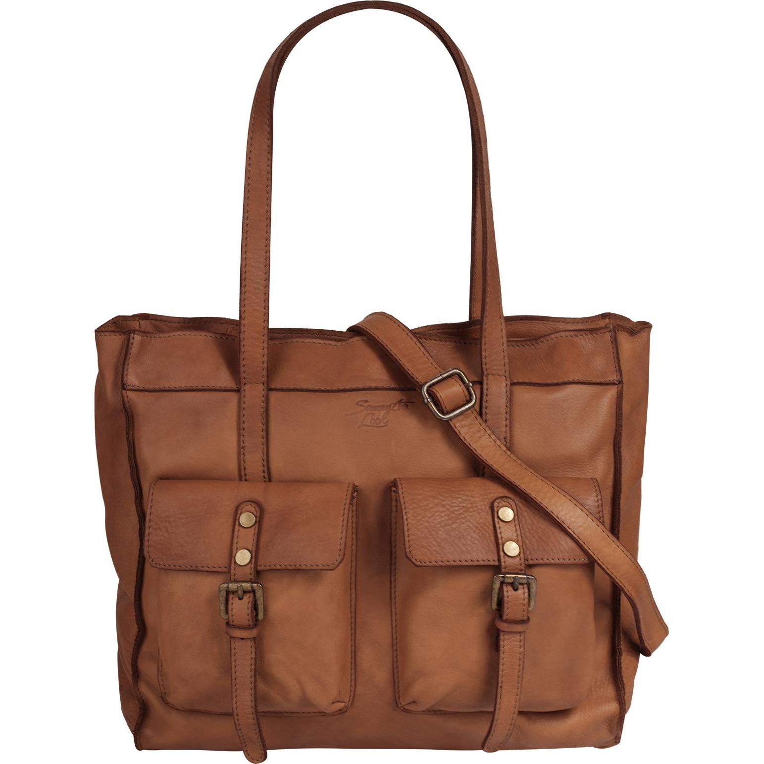 Samantha Look, Tasche, Shopper, Braun
