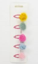 Image du produit Kögler Pinces à cheveux Bobble, 5 couleurs sur carte, 3cm (500 pcs)