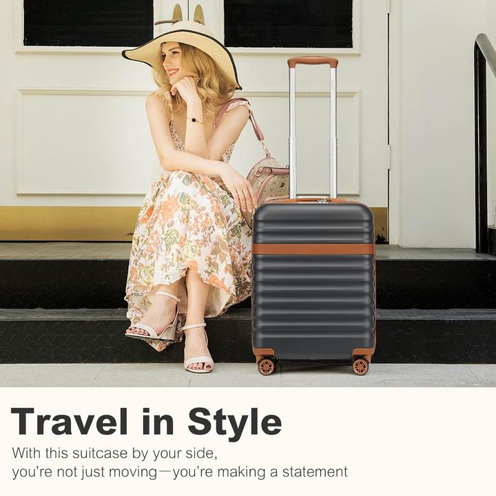 Image du produit Kono 3-teiliges Hartschalenkoffer-Set mit Rollen (108 l)