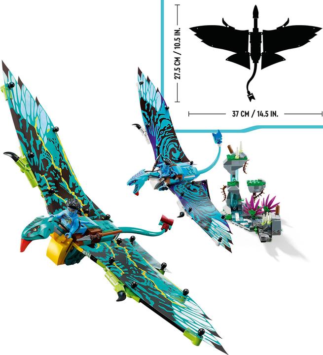 Actual product image LEGO Jakes und Neytiris erster Flug auf einem Banshee (75572, LEGO Rare Sets)