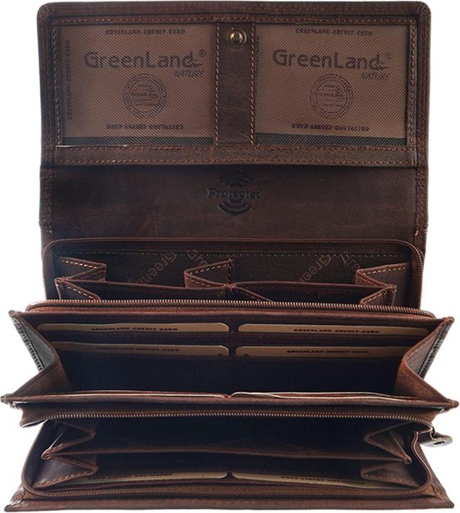 Immagine prodotto Greenland Nature Portafoglio Montenegro in pelle 19 cm