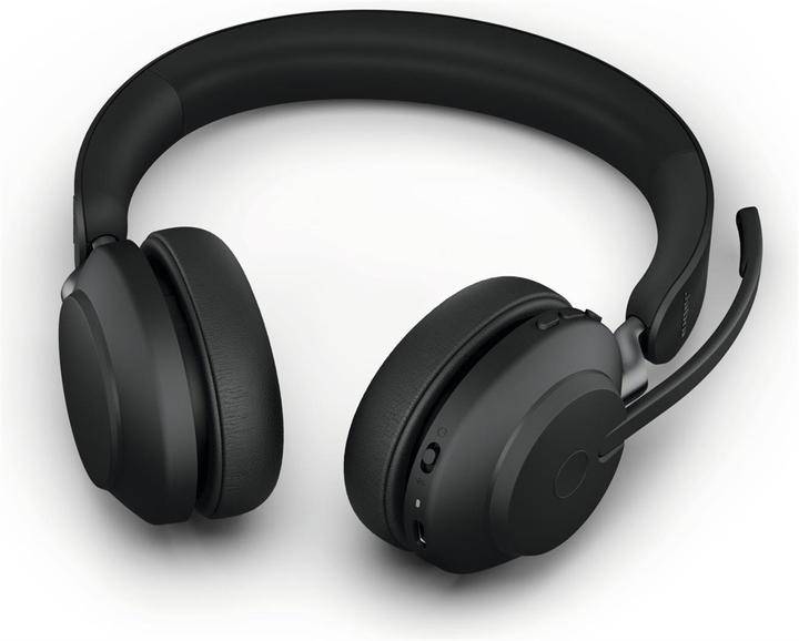 Actual product image Jabra Headset Evolve2 65 Duo UC Black, USB-A, charging cradle (Wireless, USB-A)