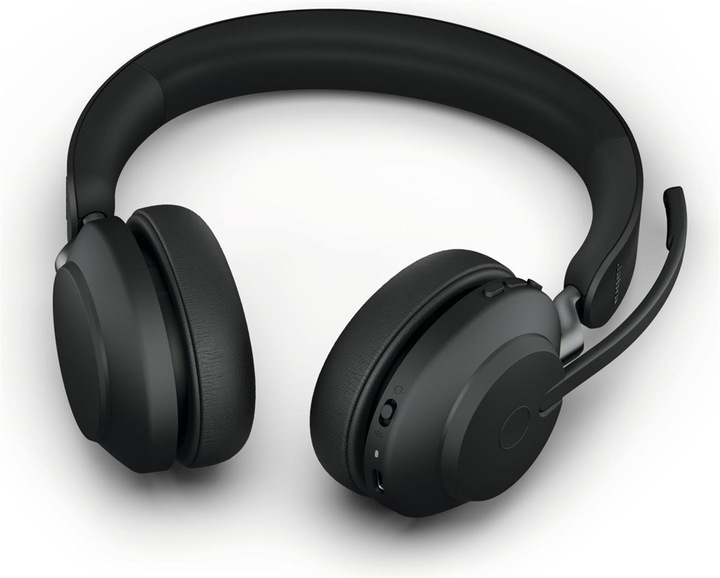 Actual product image Jabra Headset Evolve2 65 Duo UC Black, USB-A, charging cradle (Wireless, USB-A)