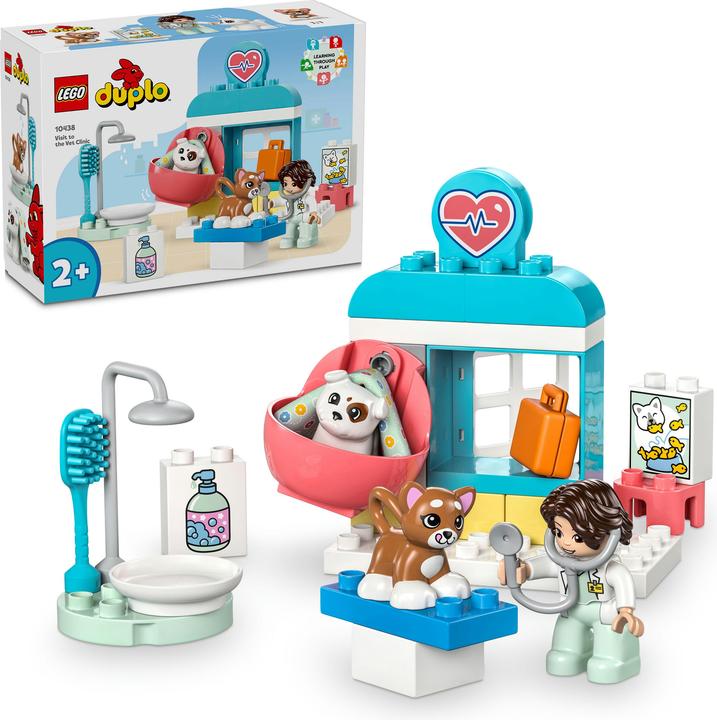 Actual product image LEGO DUPLO visit to the veterinary clinic (10438)