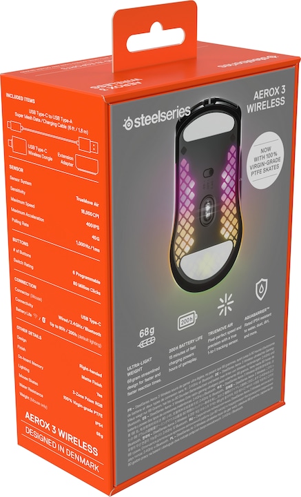Produktbild SteelSeries Aerox 3 Wireless (2022) (Kabelgebunden)