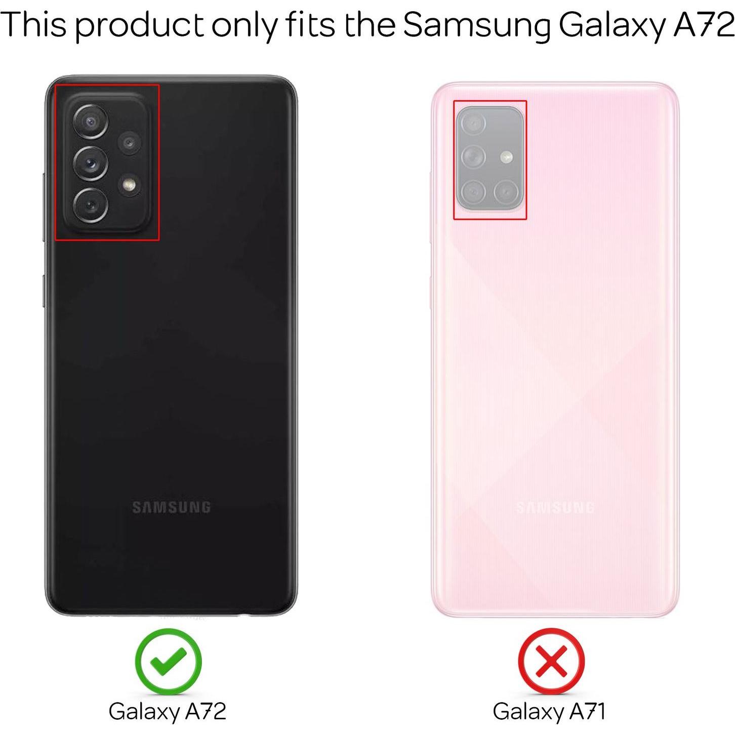 Thumbnail - Nalia Klare Handyhülle (Samsung Galaxy A72), Smartphone Hülle, Transparent