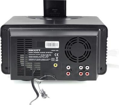 Image du produit Audio Scott i-WXH 85, Chaîne hi-fi, CD, Ipod Dock, USB, 40 watts