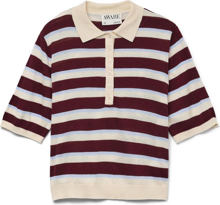 Actual product image Vero Moda AWSIKITA Gestricktes Poloshirt Polo (XS)