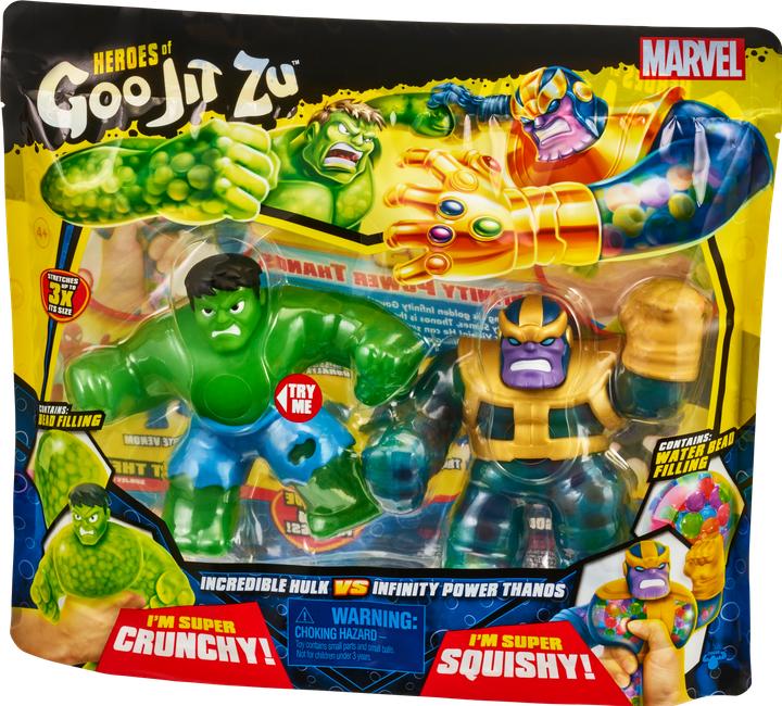 Produktbild Moose Goo Jit Zu- Marvel Versus Pack- Series 4- Thanos Vs Hulk