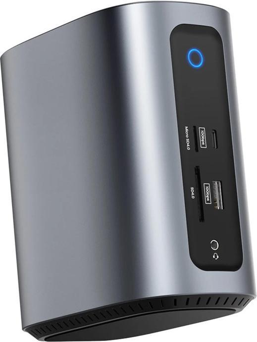 Actual product image BlitzWolf BW-TH15 17in1 Docking Station 2xHD+DP+4xC+3xUSB 3.0+USB 3.1+C 3.2+C PD+RJ45+micro SD+S... (USB-C)