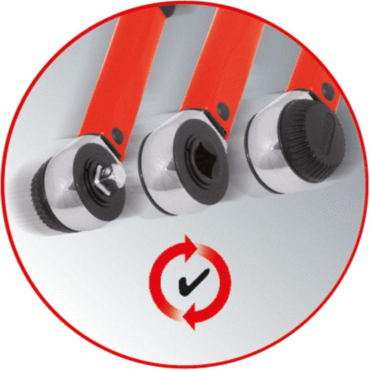 Image du produit KS Tools 1/2 ERGOTORQUE 40-200 Drehmomentschlüssel-Satz 5-tlg (1/2", 40 - 200 Nm)