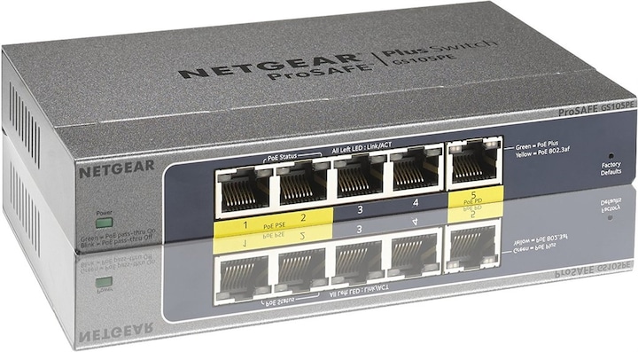 Netgear Gs105pe-10000s (5 Ports)