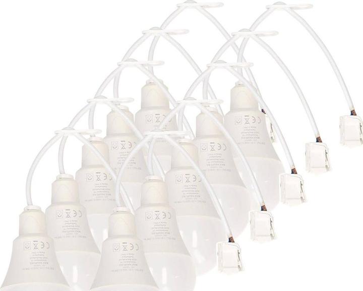 Actual product image Max Hauri Construction site lamp LED with connection cable + plug-in terminal (900 lm)