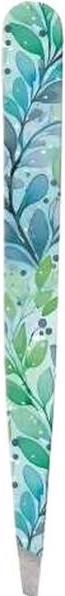 Produktbild Hausmann Pinzette schräg Floral türkis/blau