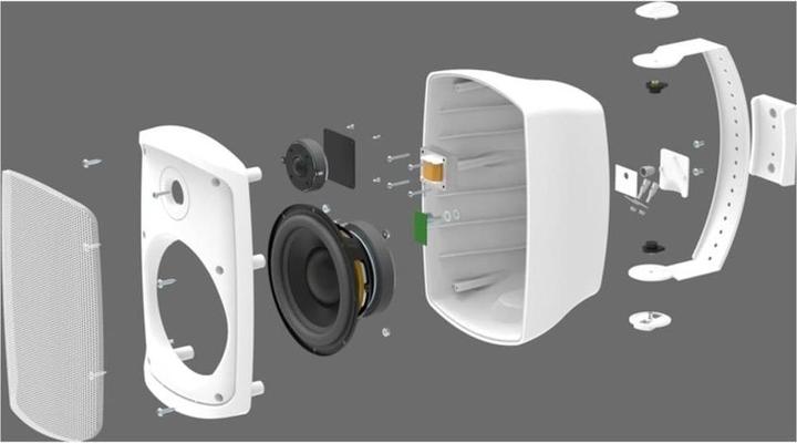 Actual product image Monacor Pair of 2-way ELA loudspeakers