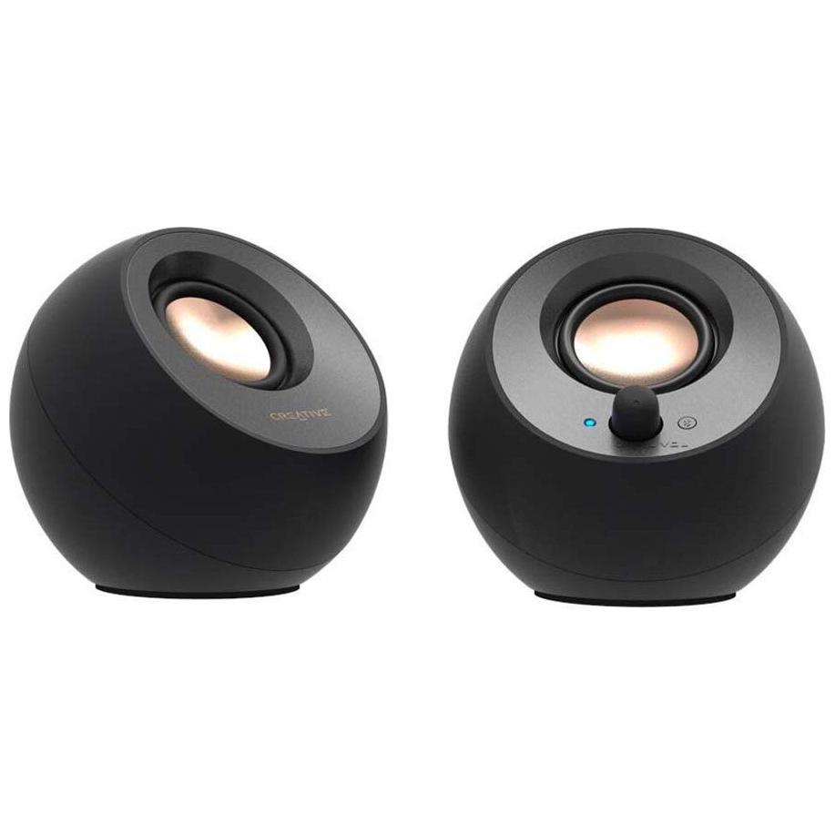 Creative Pebble V3, PC Lautsprecher, Schwarz