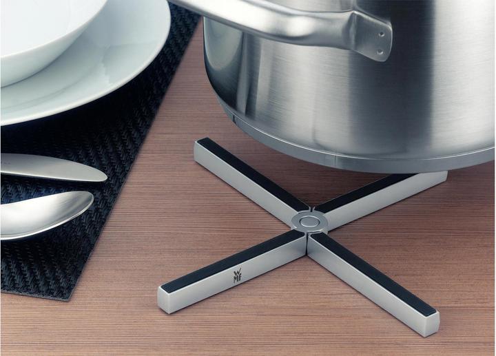 Productafbeelding Auerhahn Onderzetter opvouwbaar voor pannen 19 x 19cm MisterX siliconen onderlegger (1 x, Pan onderzetter)
