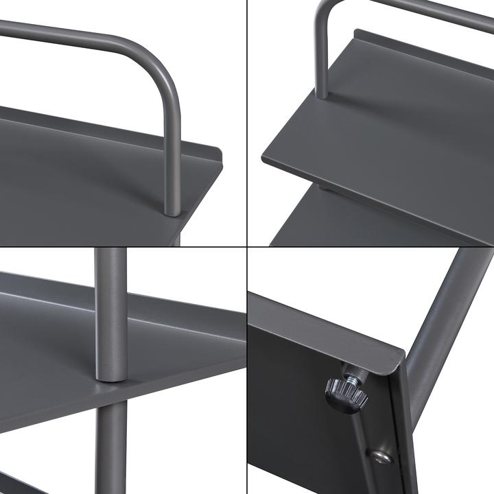 Image du produit En.Casa Schuhregal Poytya Stahl 73x60x32 cm Anthrazit