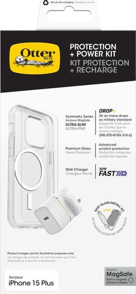 Produktbild OtterBox Protection + Power KIT - Starter Kit (Apple iPhone 15 Plus)