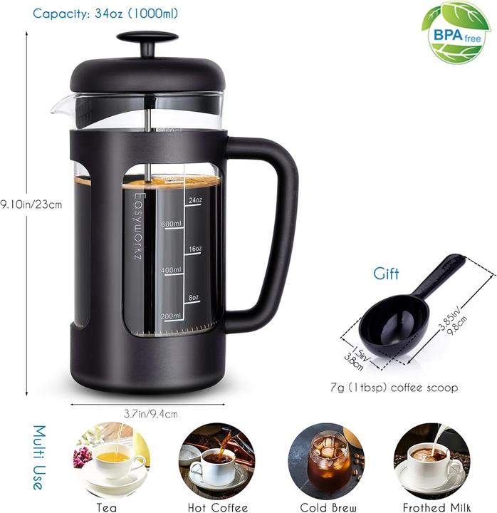 Produktbild Easy Work French Press, 1000 ml (1 l)