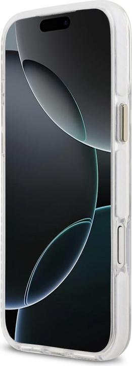 Image du produit Lacoste Shockproof Transparent Frosted Gold Logo MagSafe Case for iPhone 17 Pro Max White (Apple iPhone 17 Pro Max)