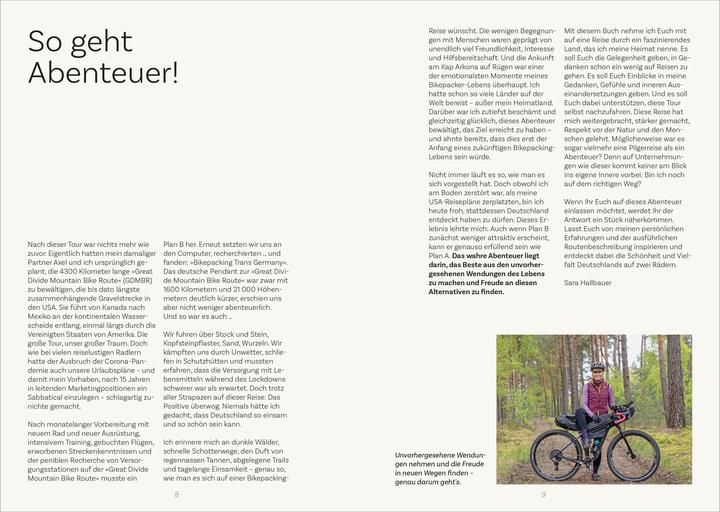 Produktbild Bikepacking Trans Germany (Deutsch, Sara Hallbauer, 2025)