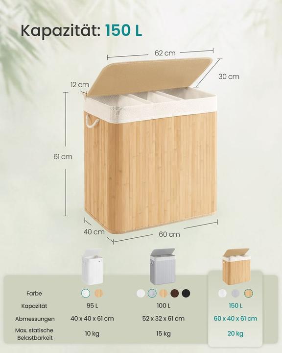 Image du produit Songmics Dörty (150 l)