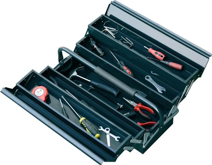 Actual product image Durhand Toolbox 5 compartment design