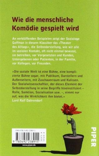 Produktbild Wir alle spielen Theater (Deutsch, Erving Goffman, 2003)