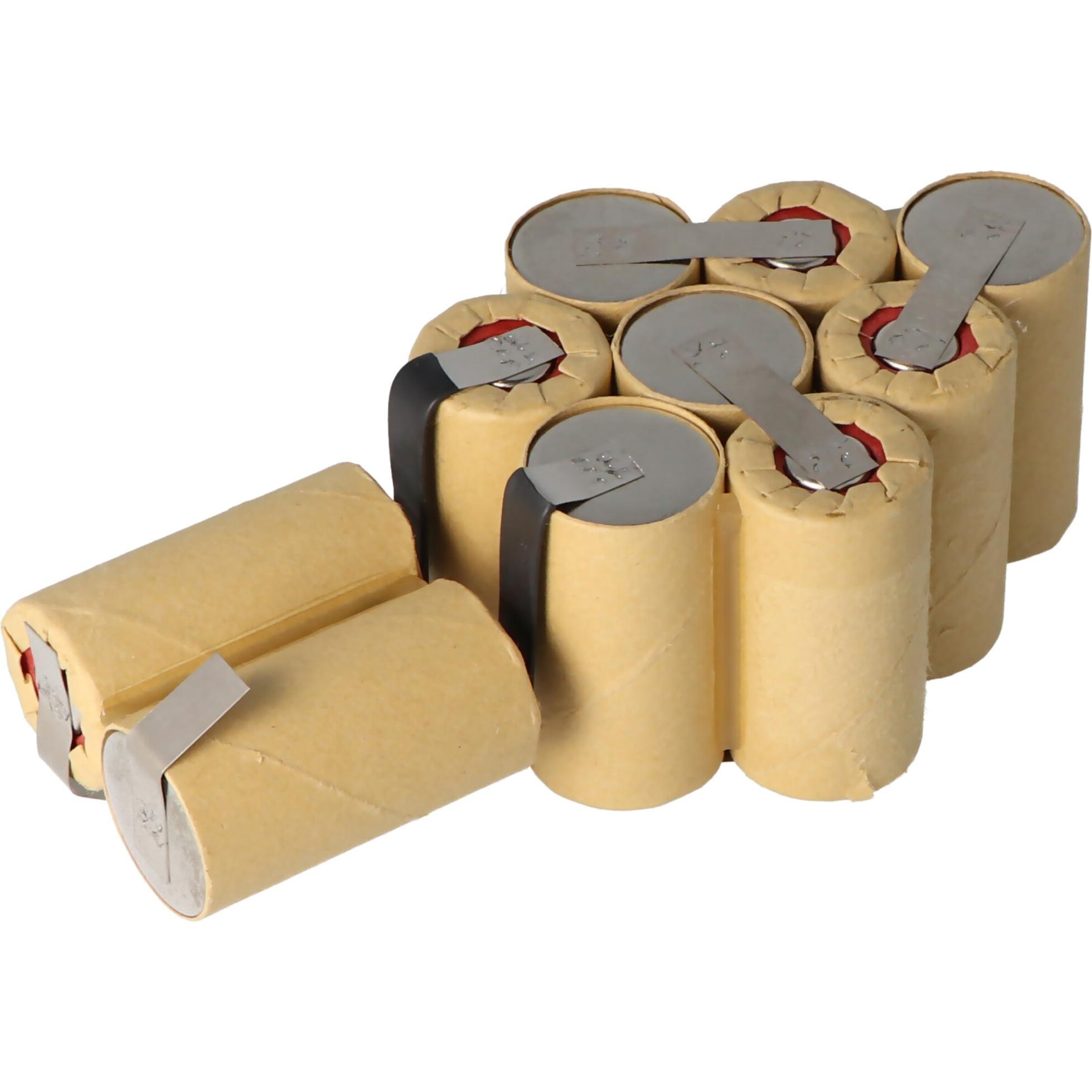 XCell Ersatz-Akku passend für Kress 12EURO, Kress MAX120 12 Volt 3000mAh, NiMH Akku zum Selbsteinbau (3000 mAh), Batteri...