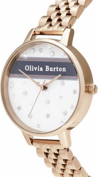 Immagine prodotto Olivia Burton Orologio da donna Rosa e Marina a righe OB16VS06 (Orologio da polso analogico, 34 mm)