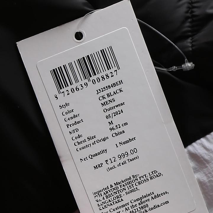 Actual product image Calvin Klein Non Down Blocking Puffer Jacket (XXL)
