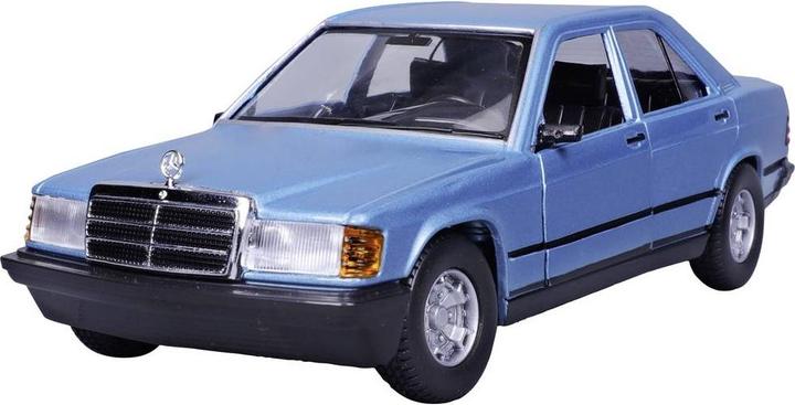 Actual product image Bburago Mercedes Benz 190E 1987 1/24 blue