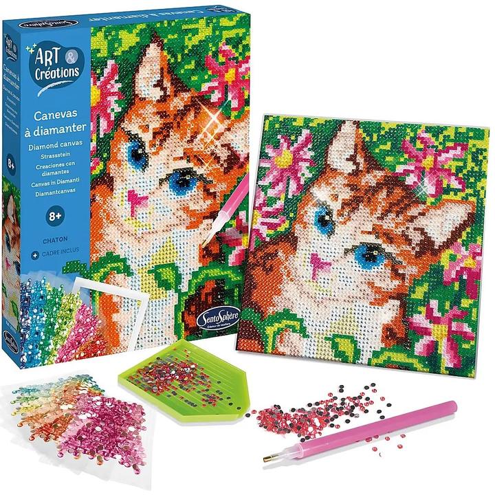 Image du produit Sentosphere Image en strass chat