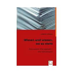 Thumbnail - Wissen und wissen, wo es steht, Fachbücher von Stefanie Hoffmann