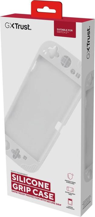 Produktbild Trust 25766, Hülle, Nintendo Switch 2, Weiss, Silikon, Reissfest, 276 mm (Switch 2)