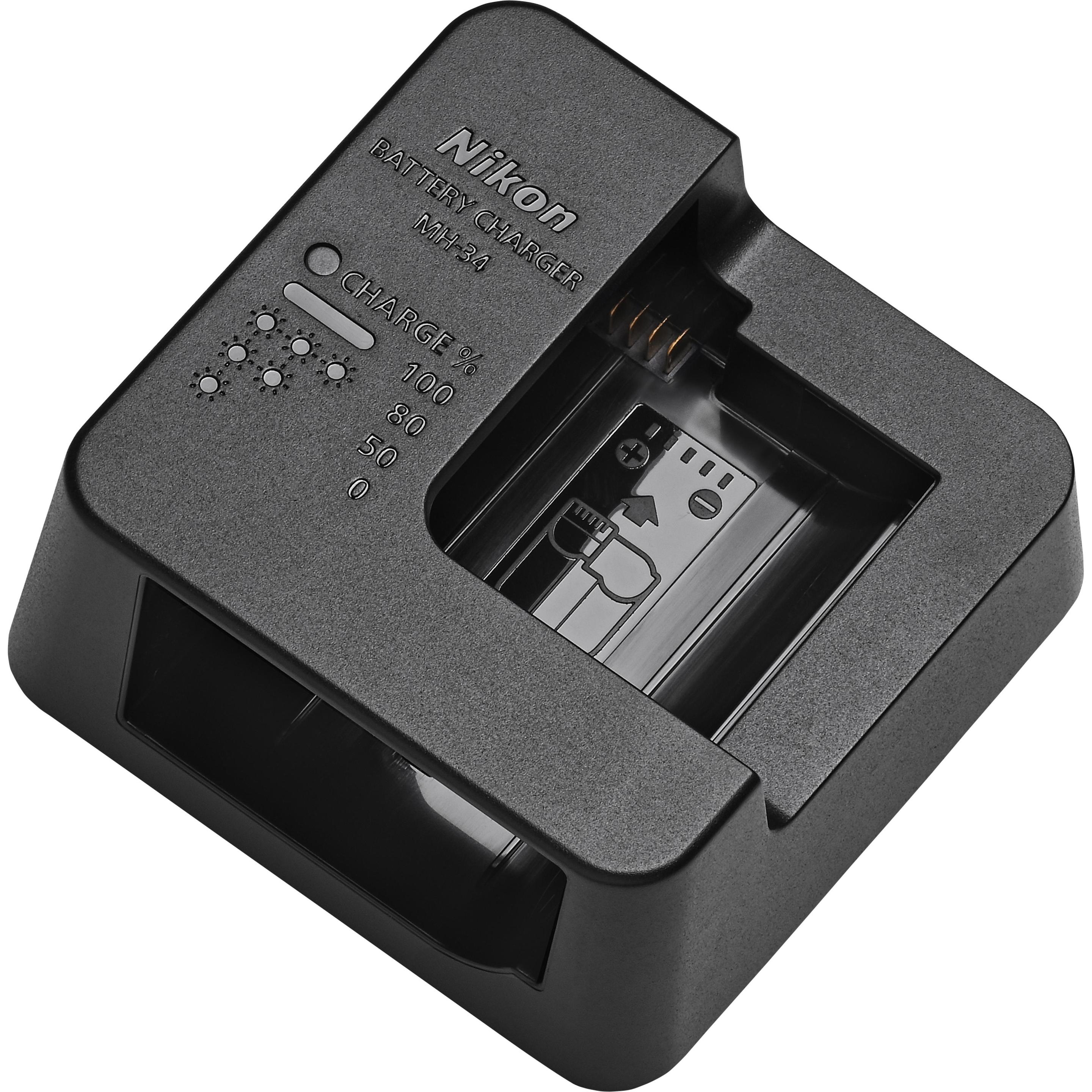 Thumbnail - Nikon MH-34 (Ladegerät), Kamera Stromversorgung, Schwarz